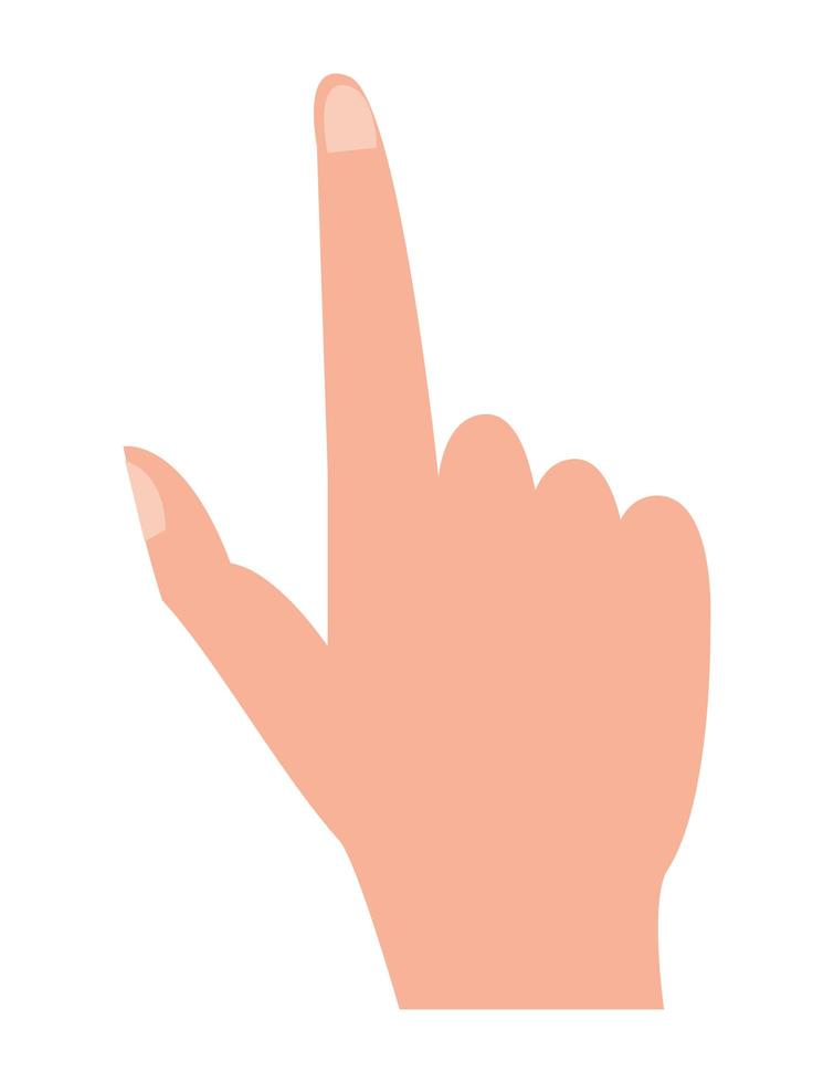 hand human idexing vector