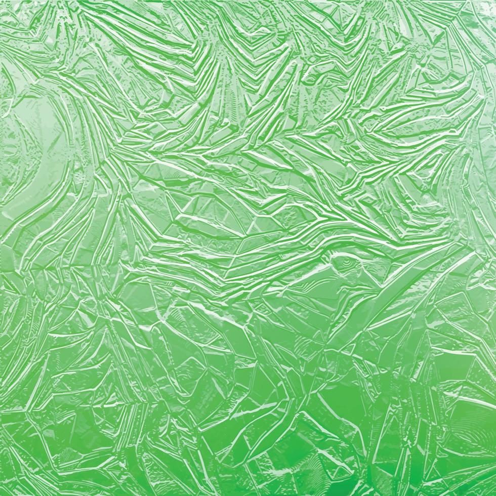 Shiny green gold texture paper or metal. Green golden foil vector