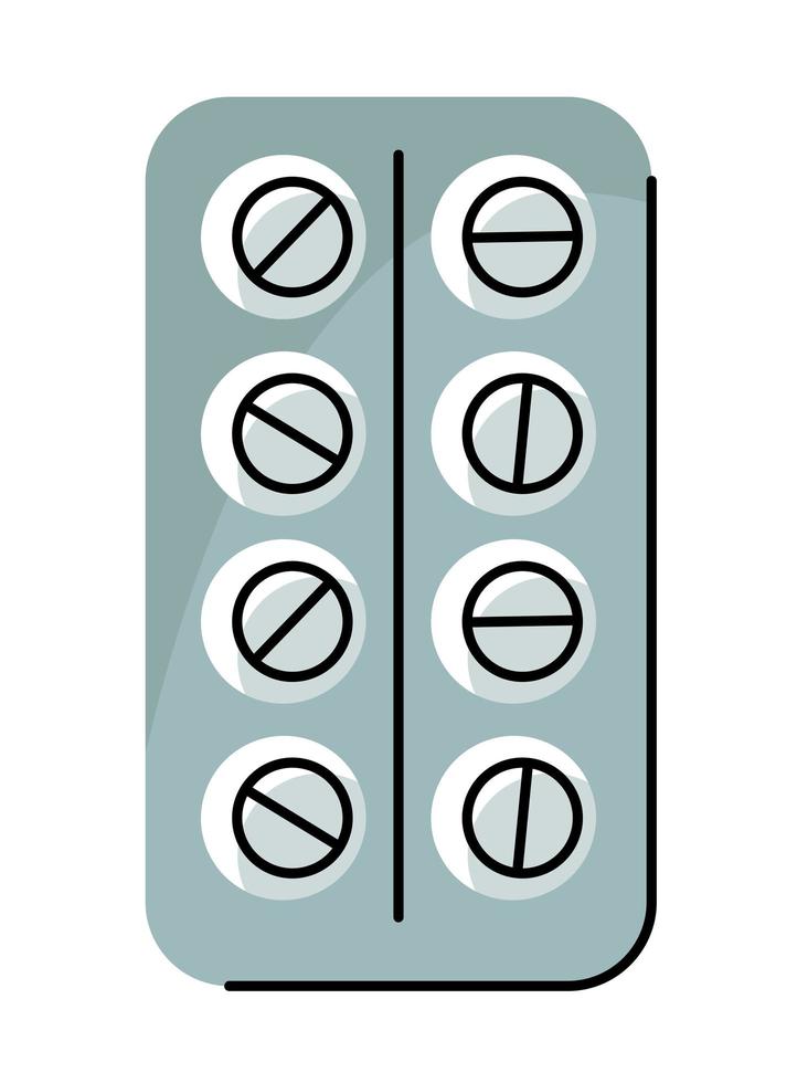 medicamentos pastillas drogas vector