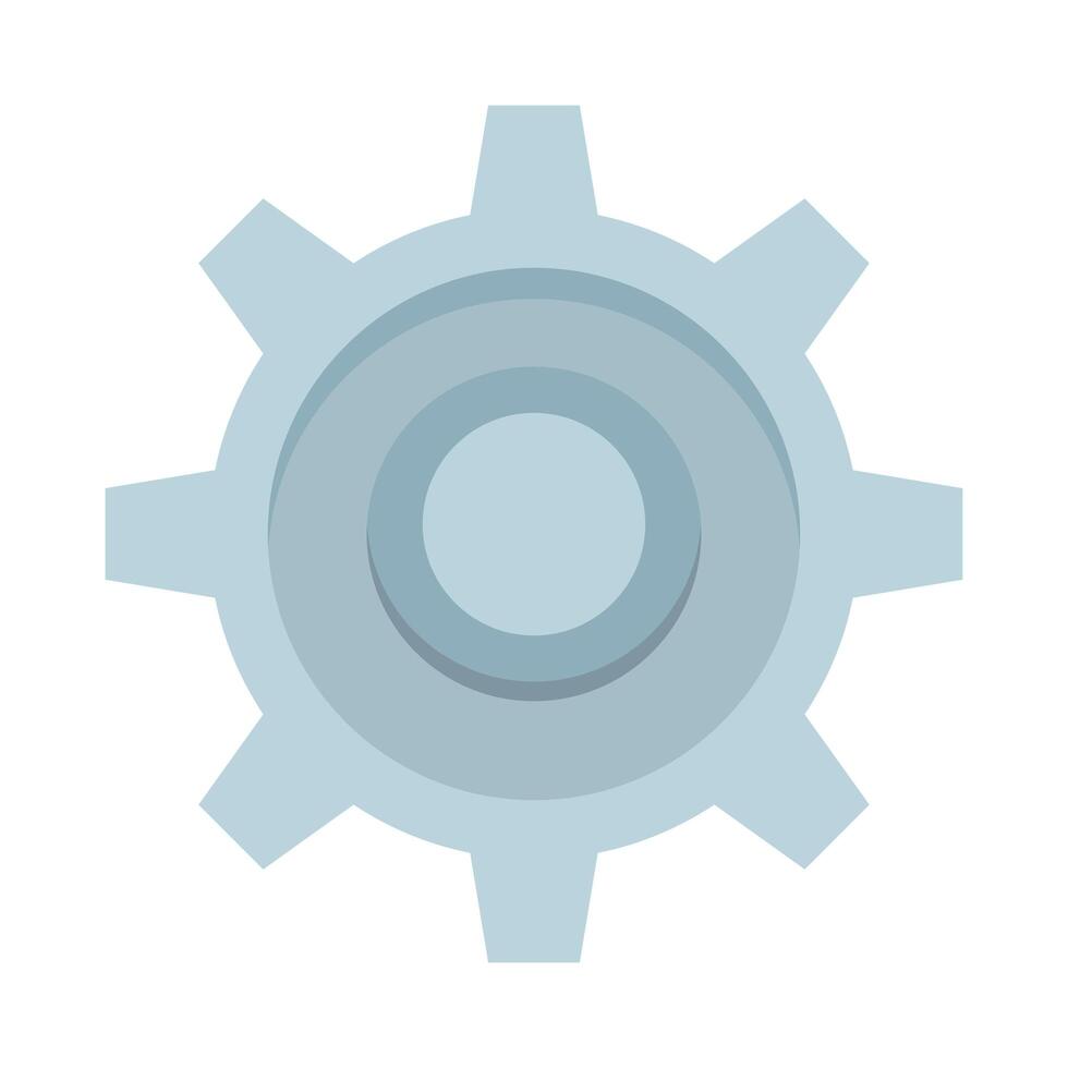 gear machine tool isolated icon vector