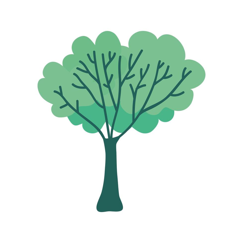 tree plant ecology nature icon vector