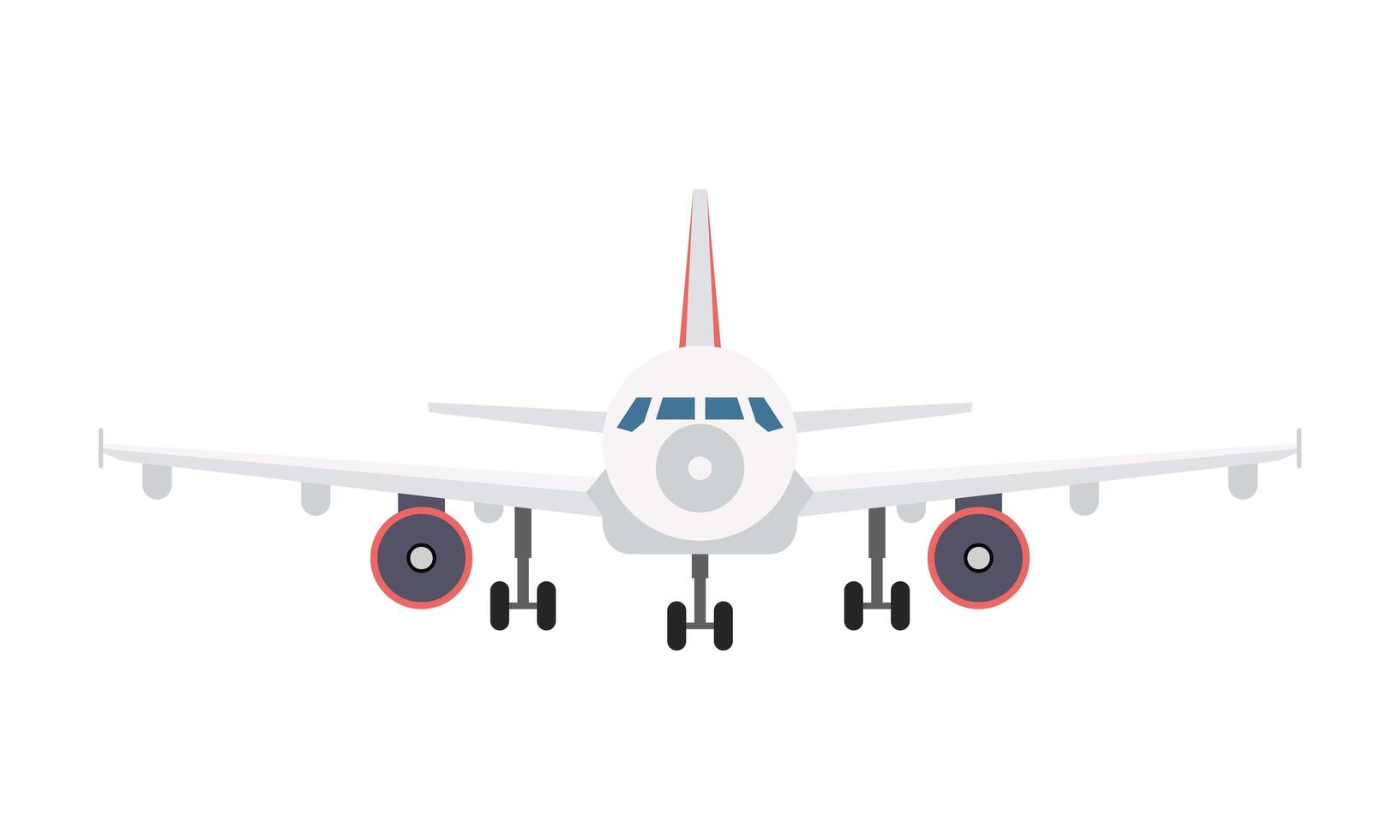 airplane transport airline isolated icon vector