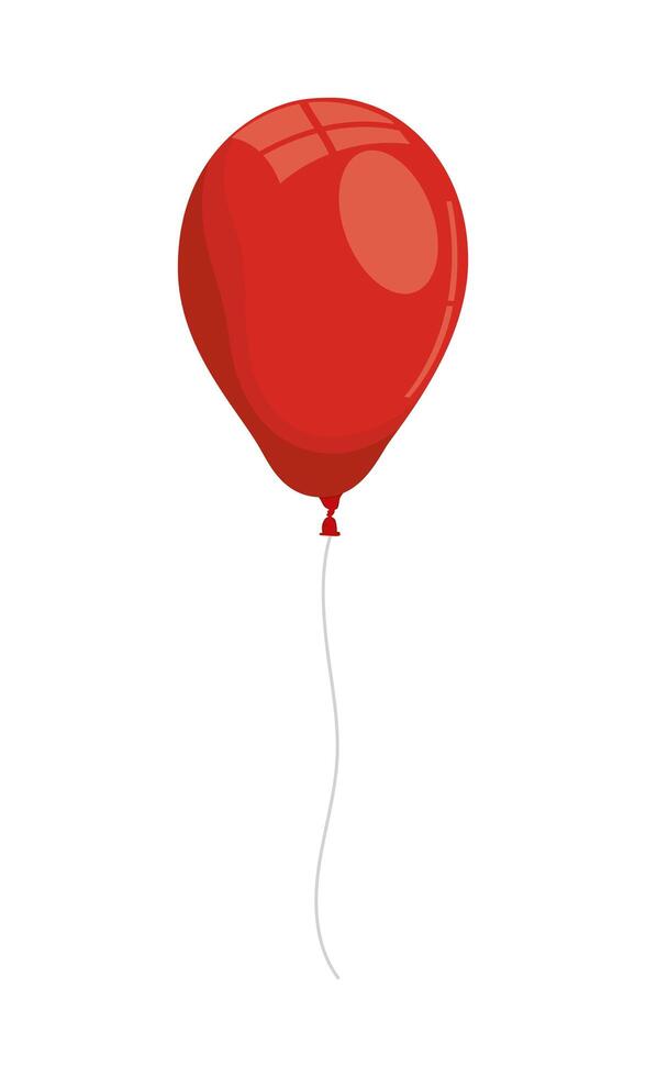 balloon helium floating isolated icon vector