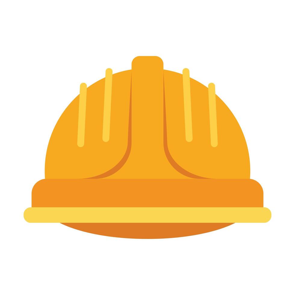 construction helmet accessory isolated icon vector