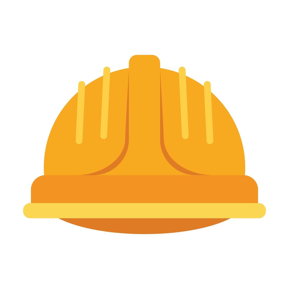 construction helmet accessory isolated icon vector