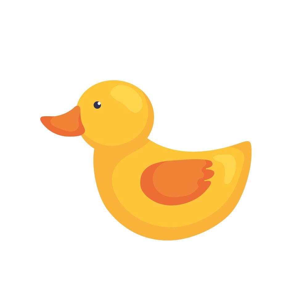 rubber duck toy vector