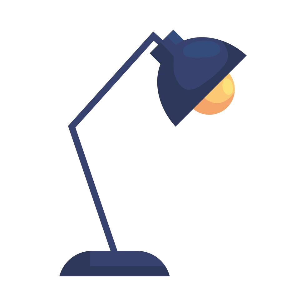 desk lamp icon vector