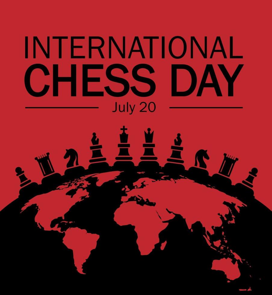 Vector Image, International Chess Day july 20