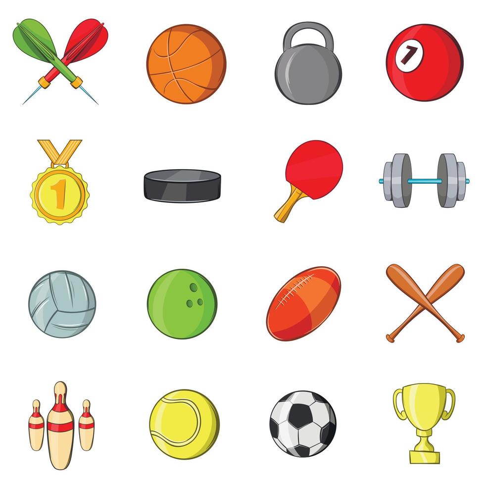 conjunto de iconos de deporte vector