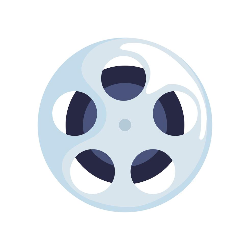 icono de rollo de película vector