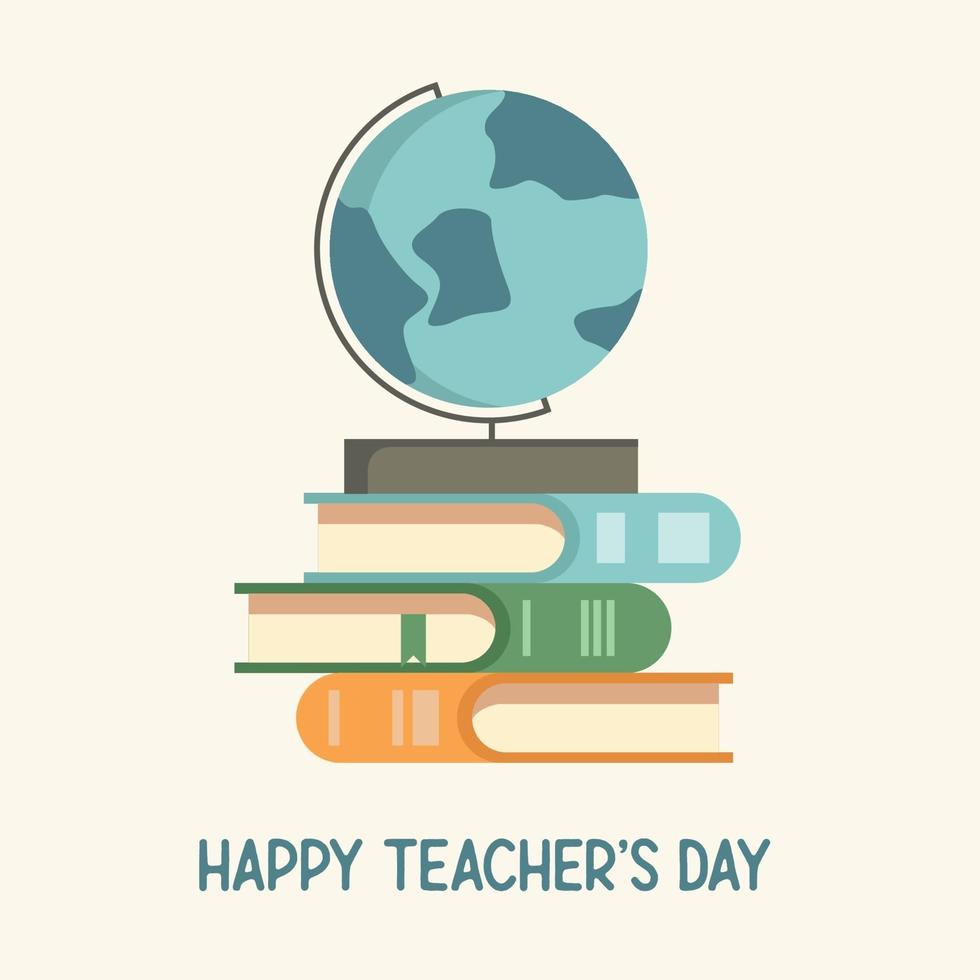 happy teachers day vector