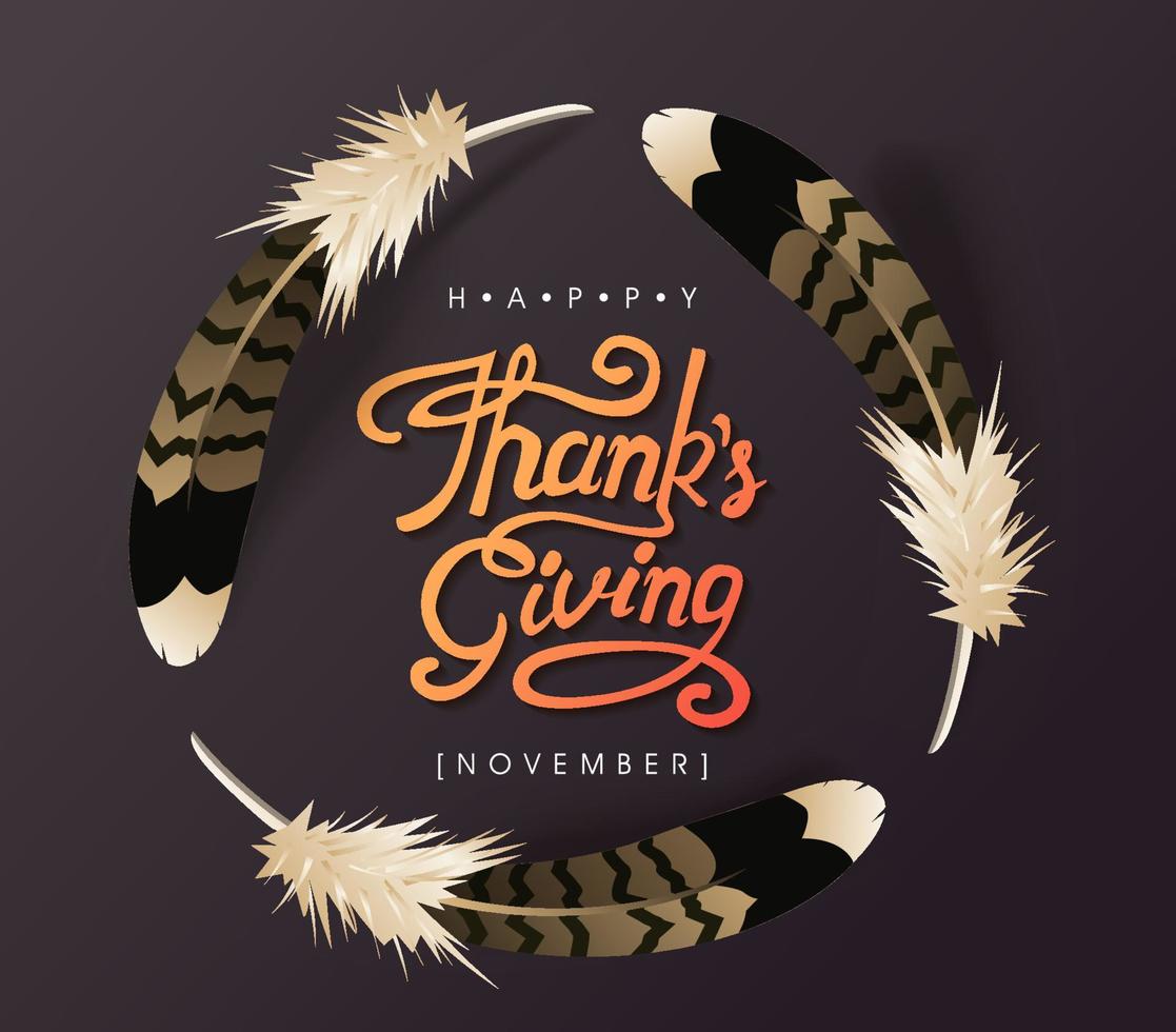 Thanksgiving day banner background vector