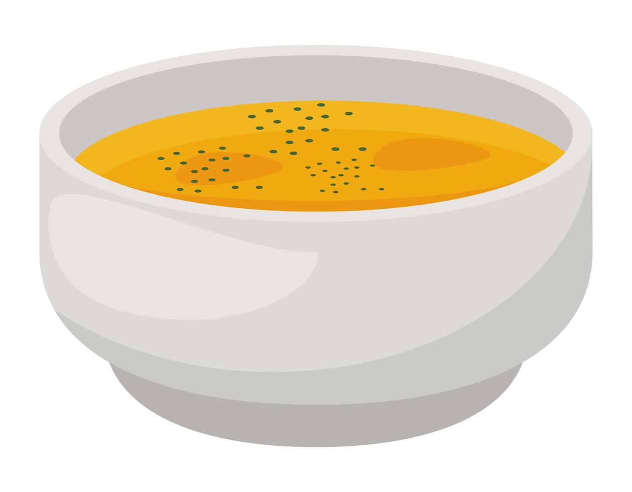 hot remedy in dish vector