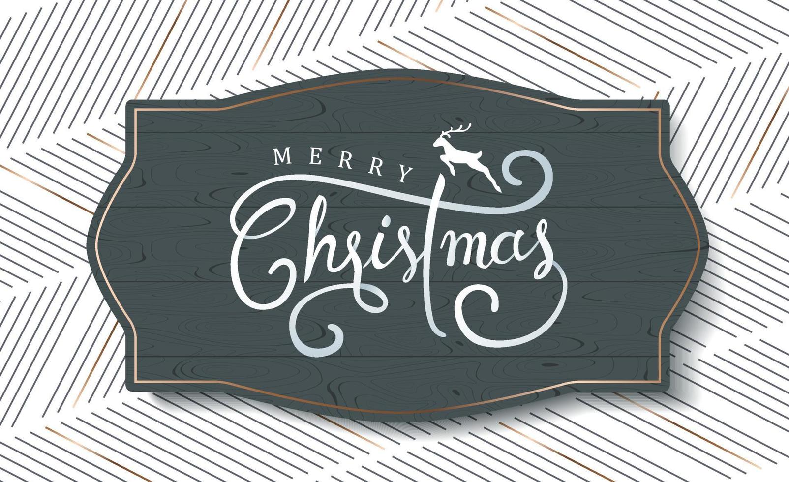 Happy New Year and Merry Christmas banner vector