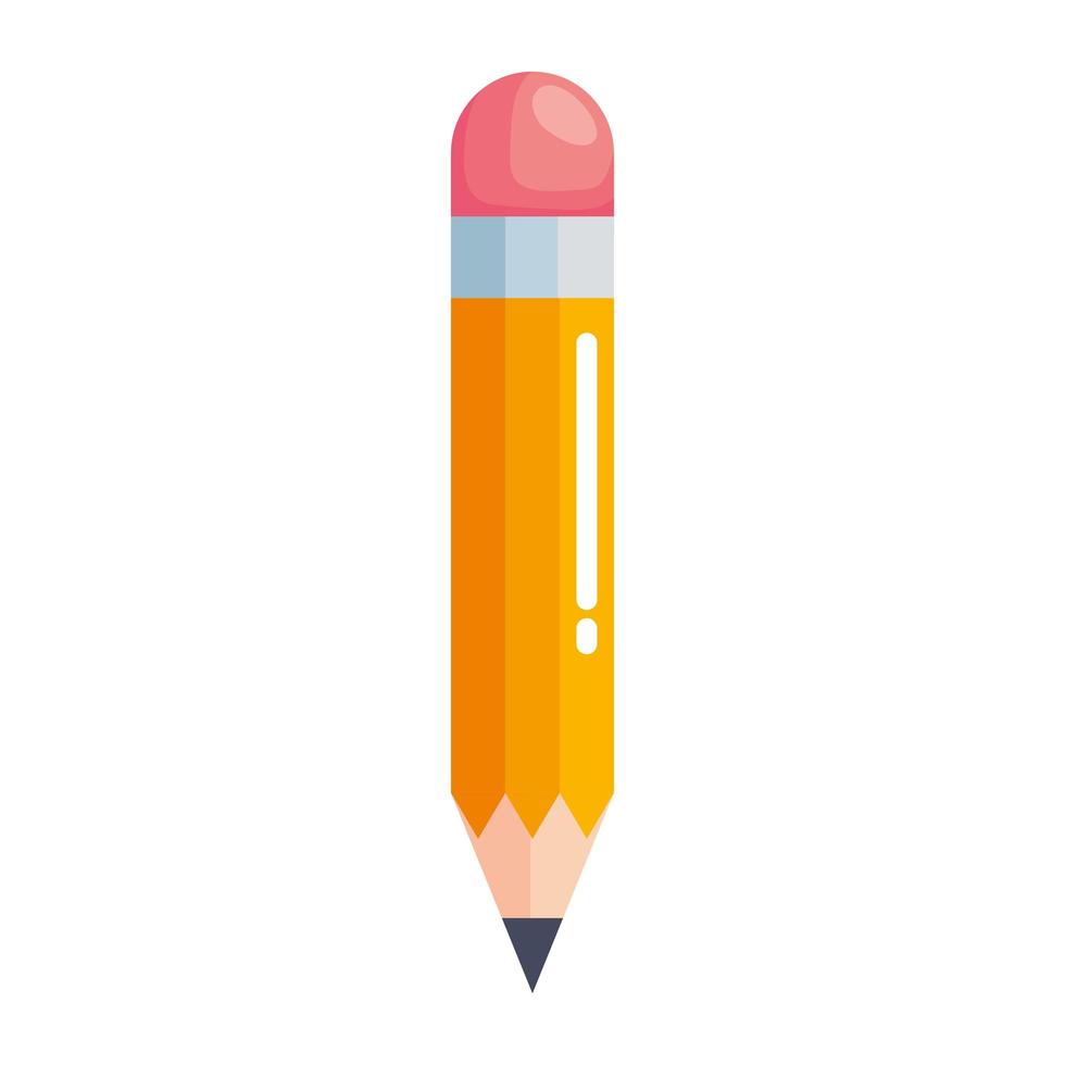 Isolated pencil icon vector