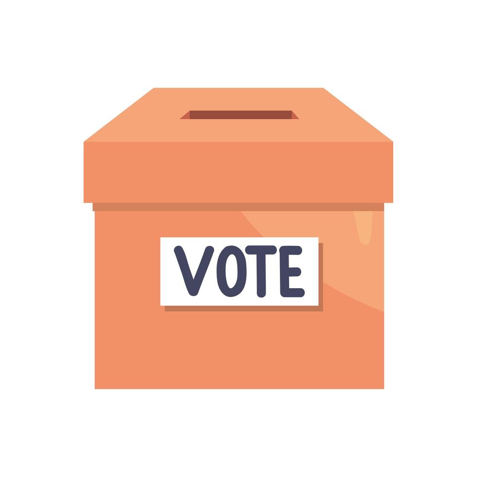 ballot box icon vector