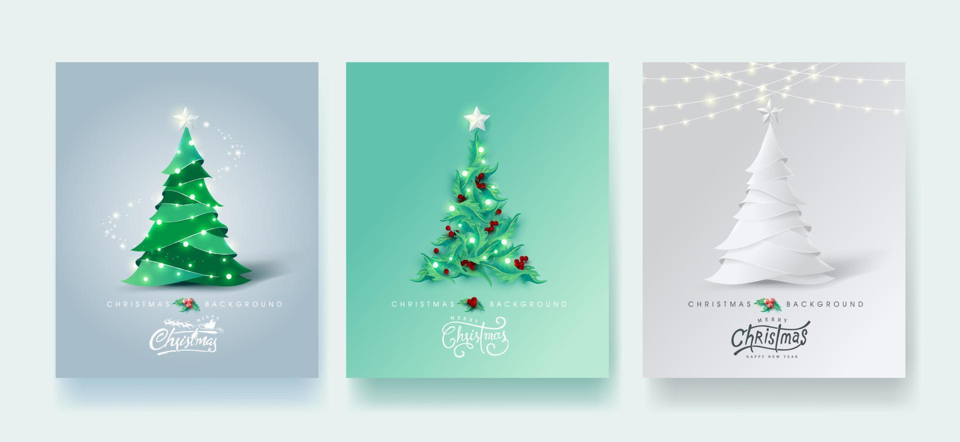 Happy New Year and Merry Christmas banner vector