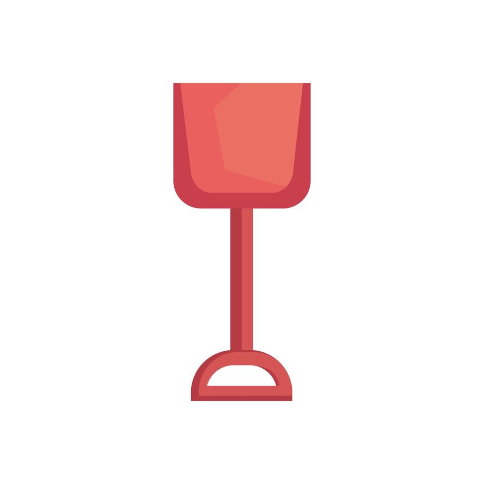 plastic shovel toy vector