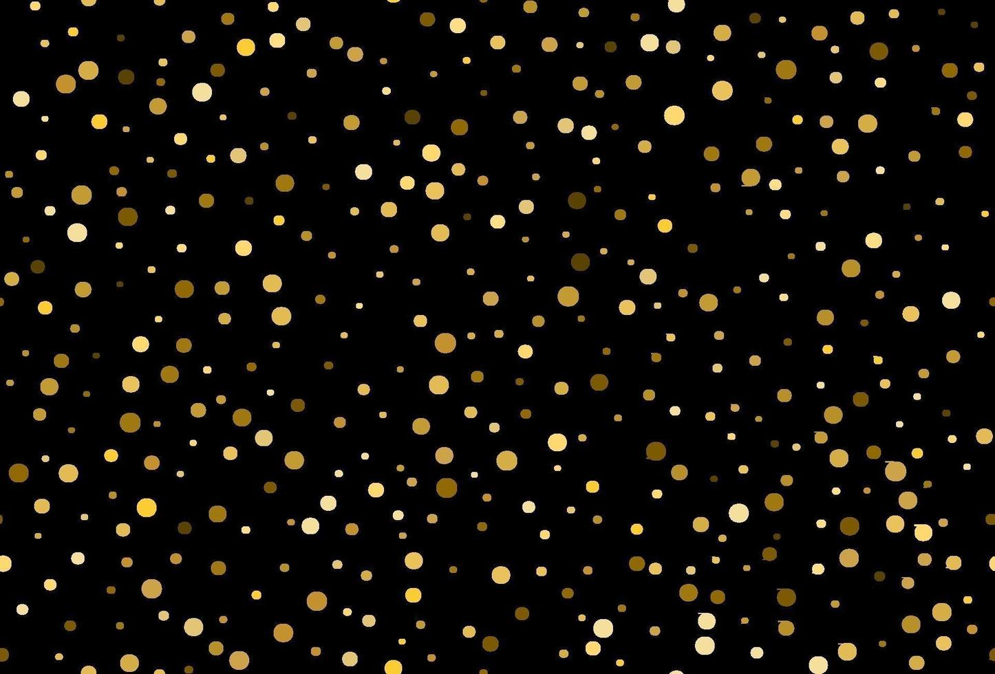 Seamless pattern with gold polka dot confetti vector