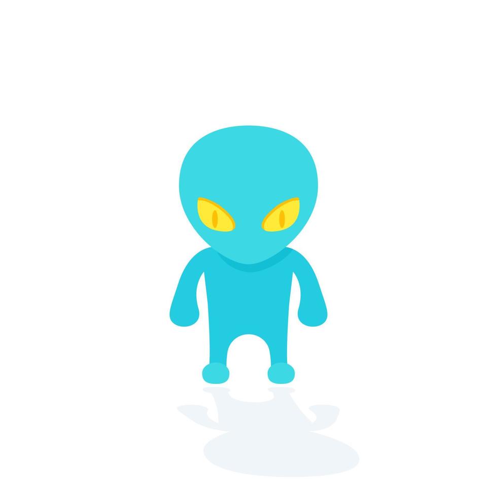 alien, extraterrestre ilustración vectorial vector