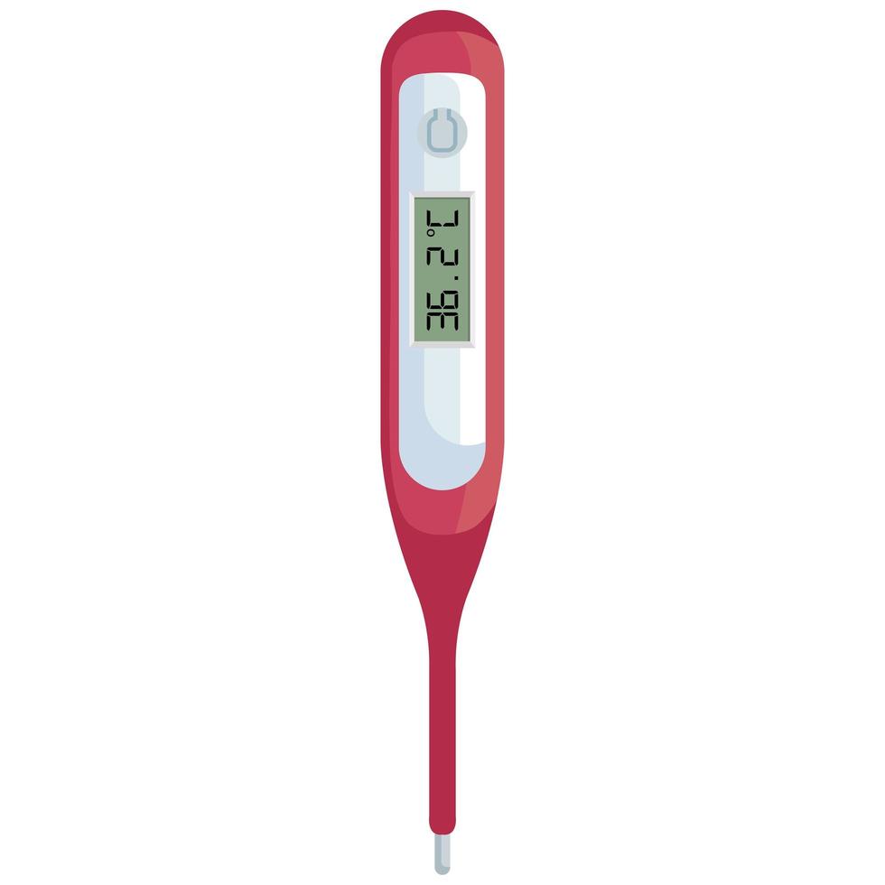 medical thermometer icon vector