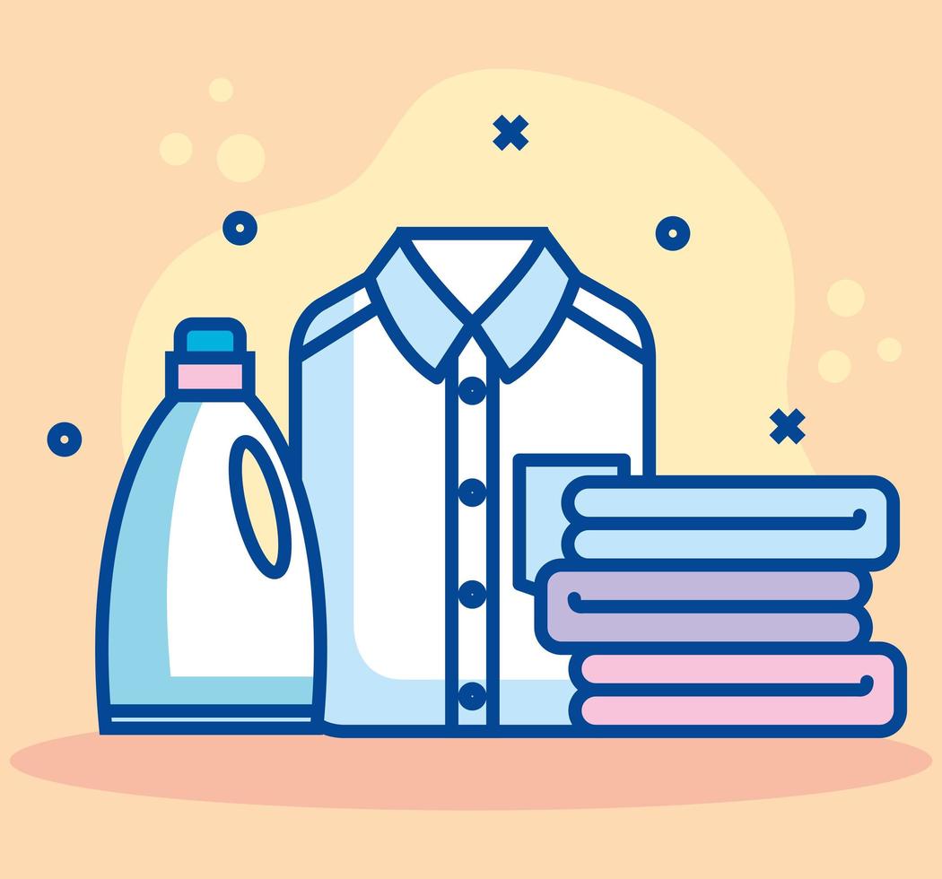 laundry service banner vector