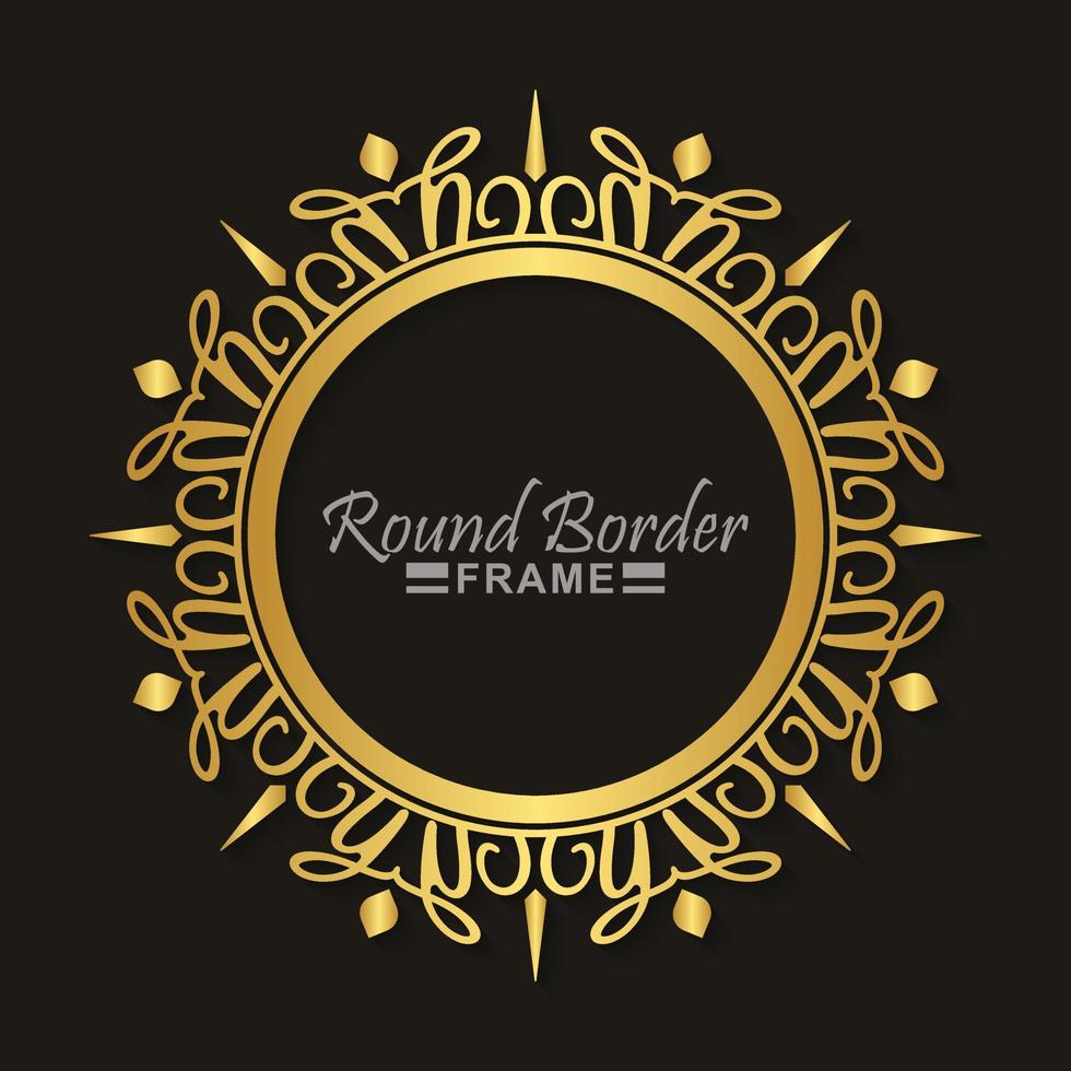 luxury ornament pattern circle design vector