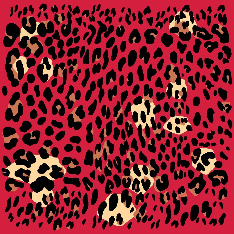 vector de estampado de leopardo