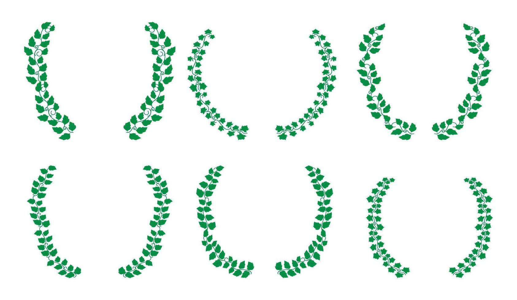 Hand Drawn Borders Elements Set Collection, floral Swirl ornament Vector