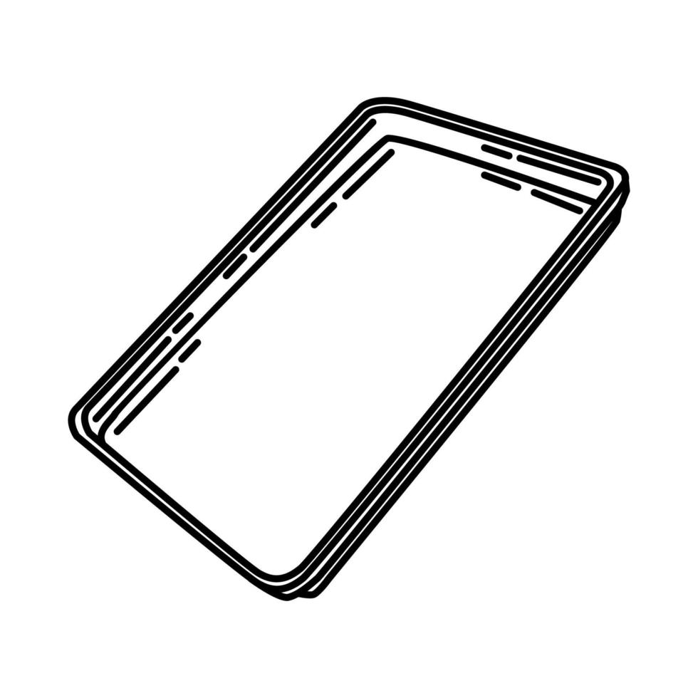 Baking Sheet Icon. Doodle Hand Drawn or Outline Icon Style vector