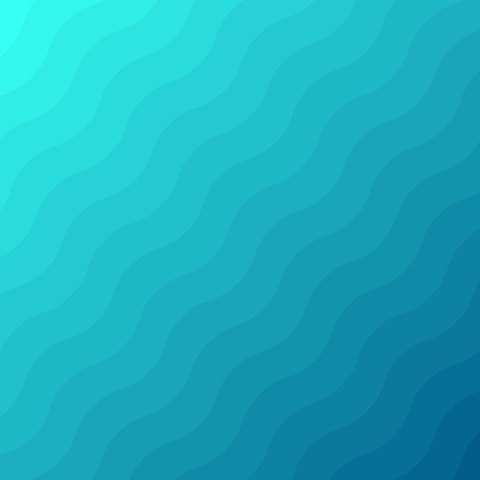 Abstract blue waves lines underwater background and texture. vector