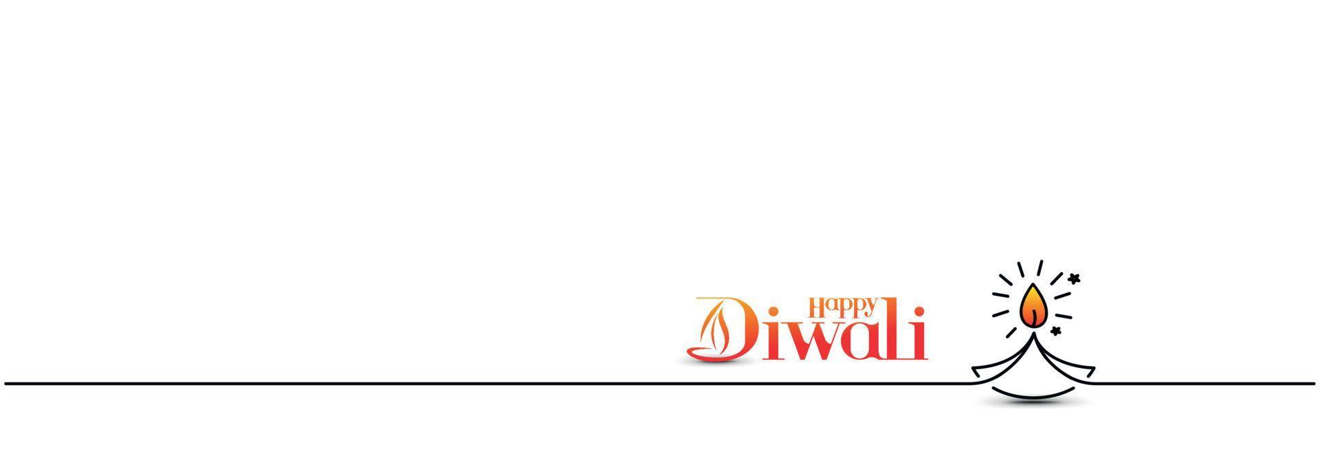 Happy Diwali Sale Banner Poster, Vector illustration.