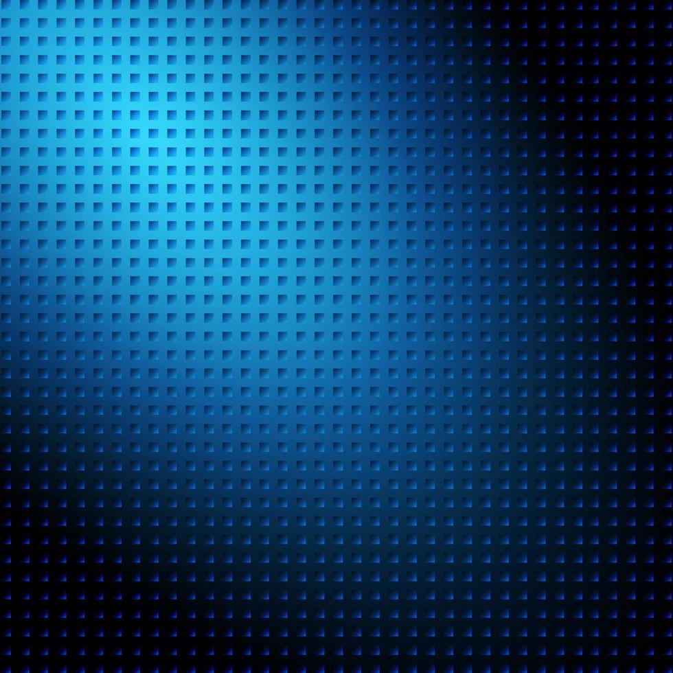 degradado azul abstracto y fondo de textura cuadrada con luz de un foco. vector