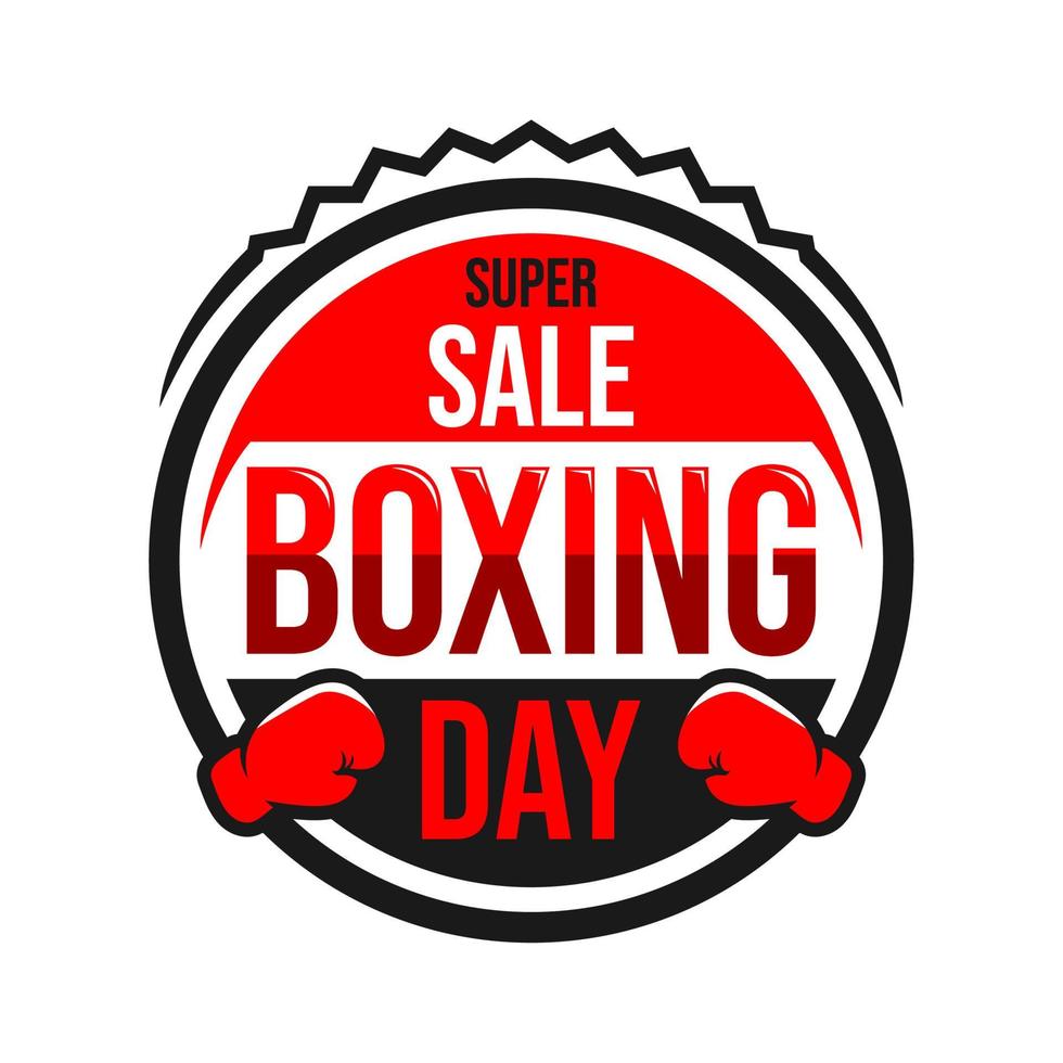 graphic design illustration to commemorate world boxing day, for all your design needs, vector file in eps format