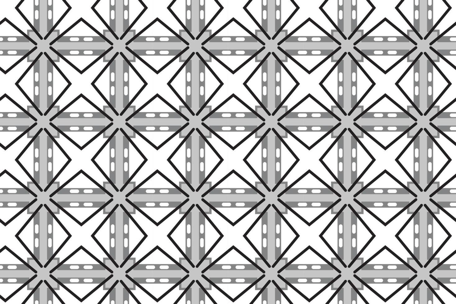 Vector seamless pattern, abstract texture background, repeating tiles, five colors