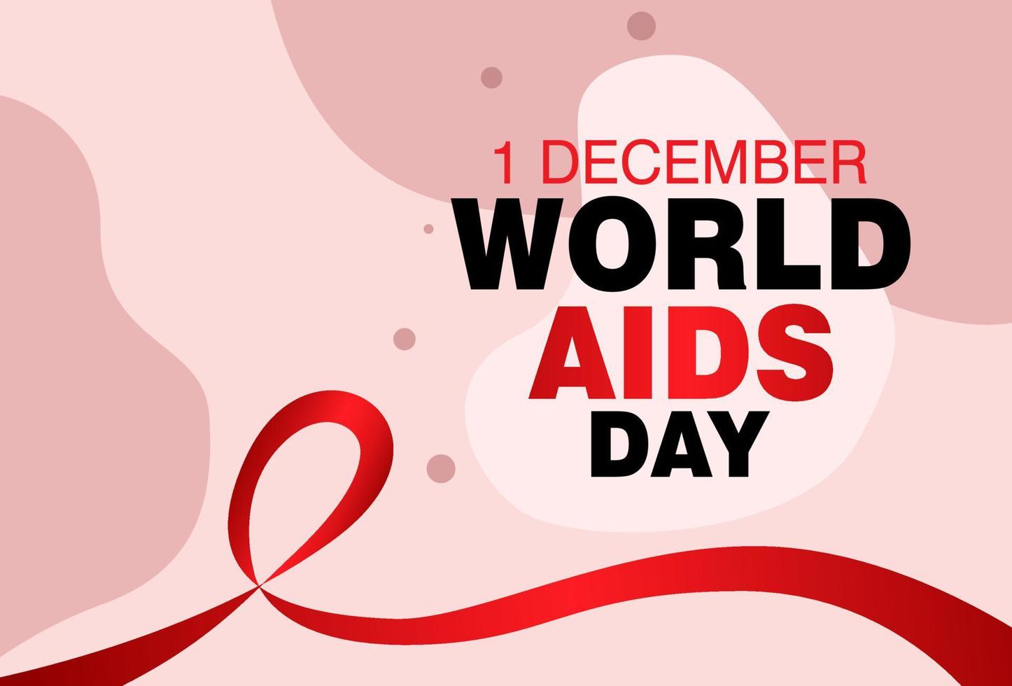 world aids day greeting design. designs for banner and poster templates. vector