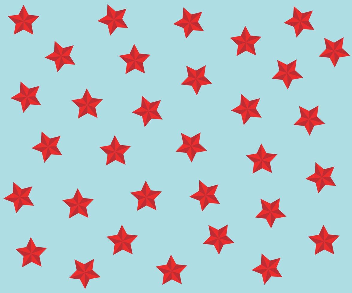 seamless pattern of red stars in the style of the Kremlin vector