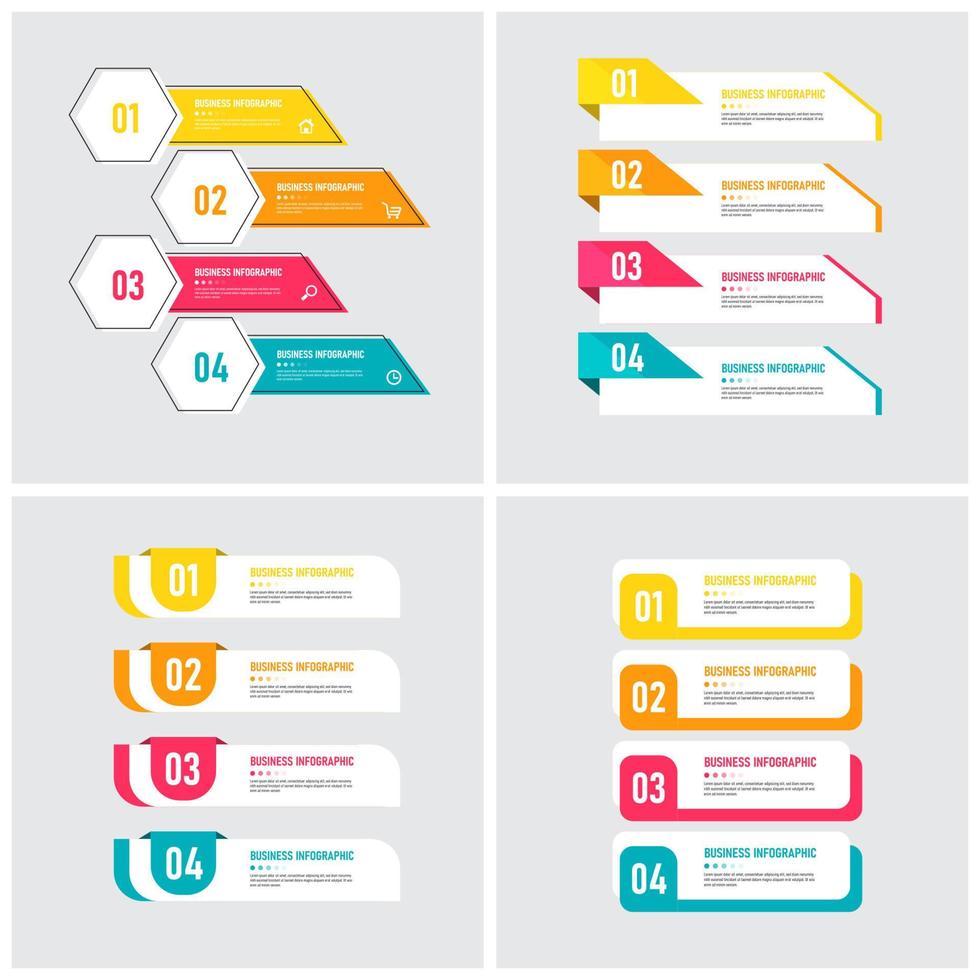 Infographics element collection vector