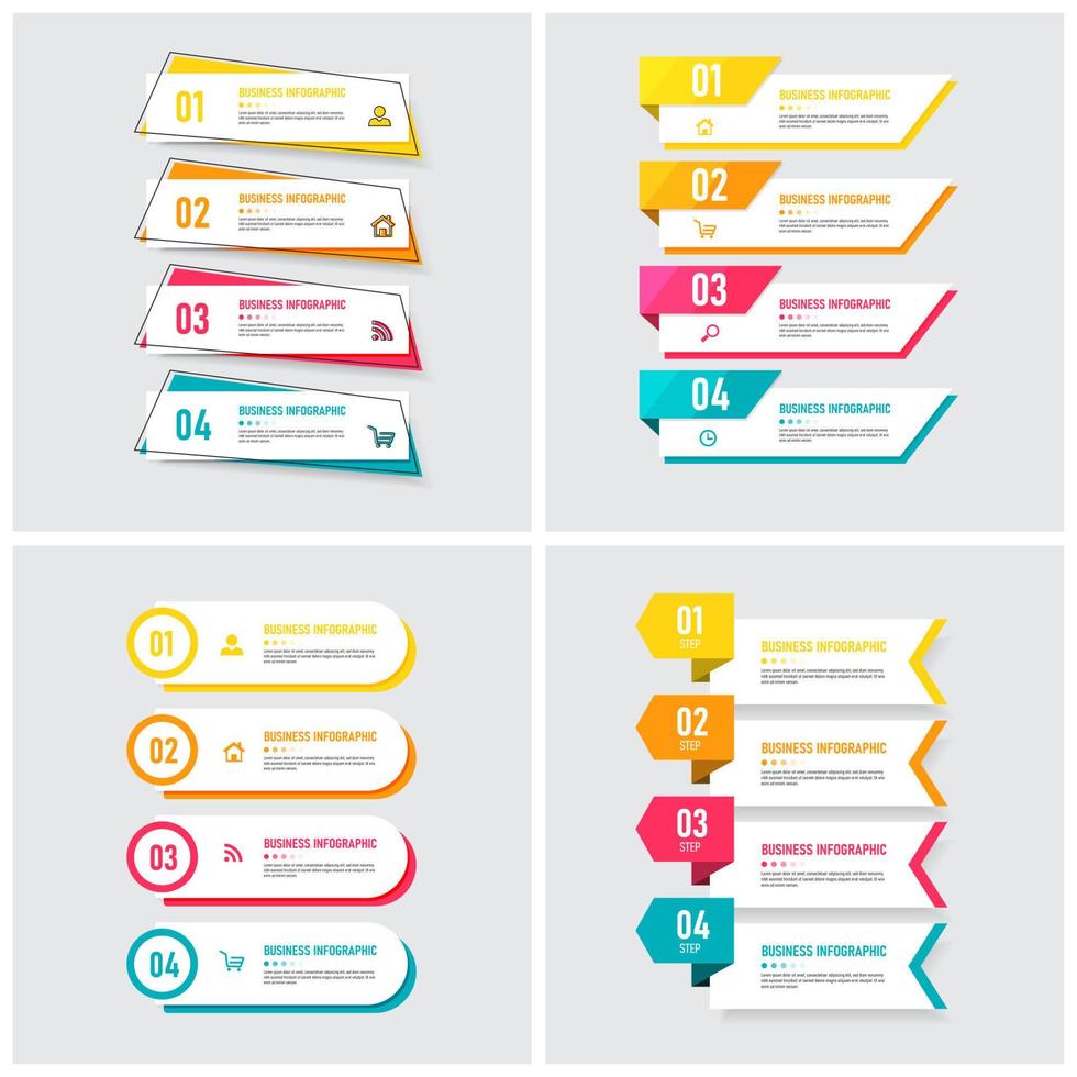 Infographics element collection vector