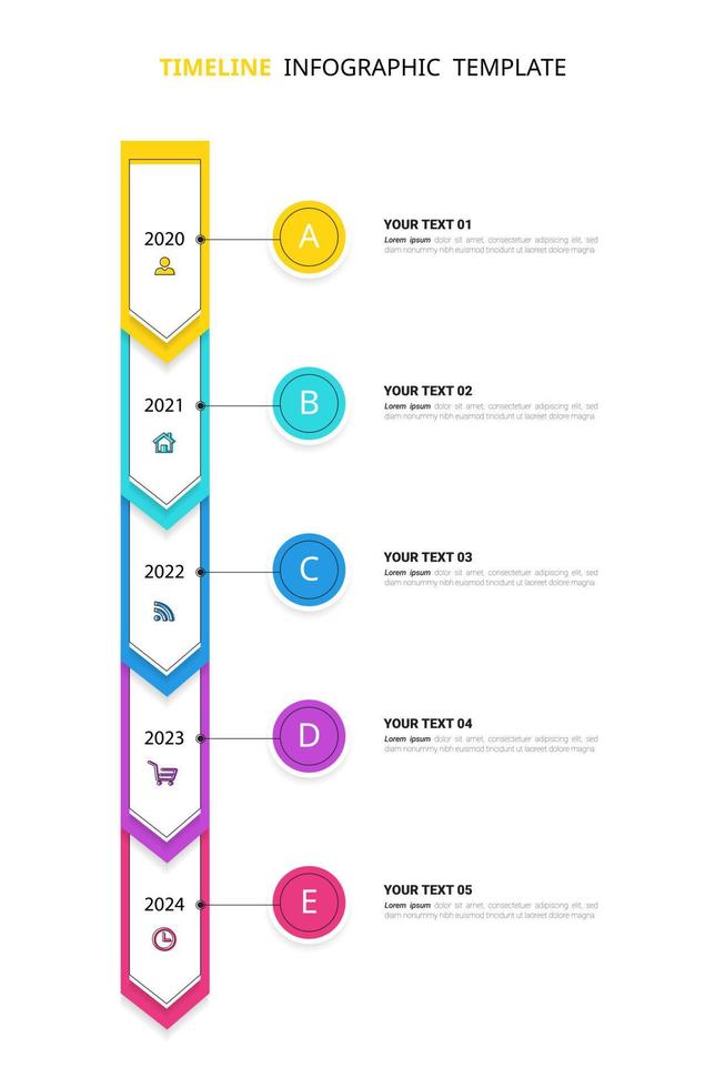 Infographic design business template vector