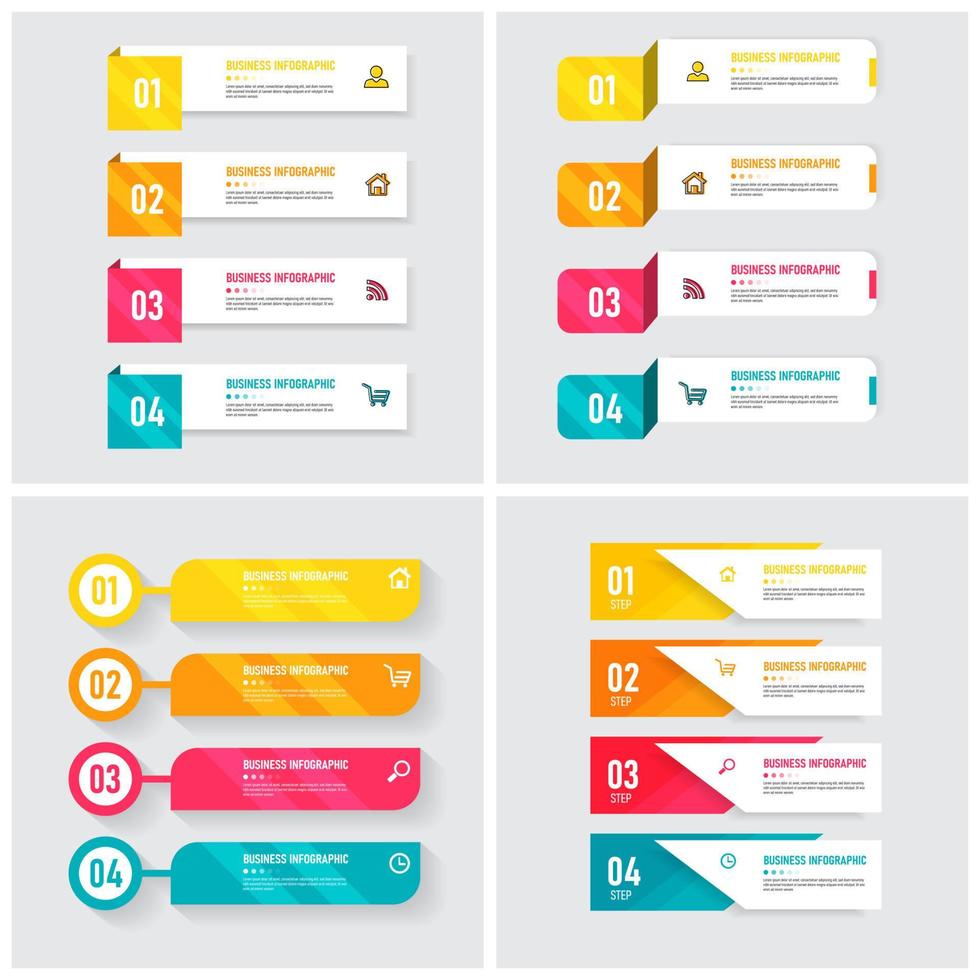 Infographics element collection vector