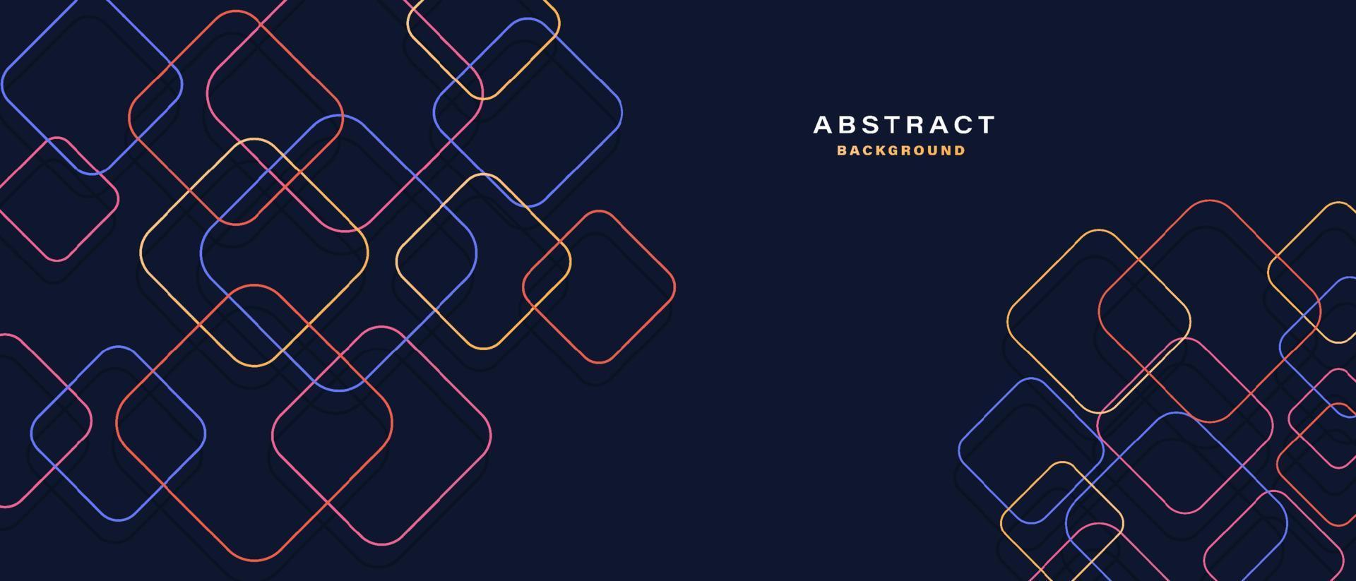 Abstract background with colorful geometric shapess. vector