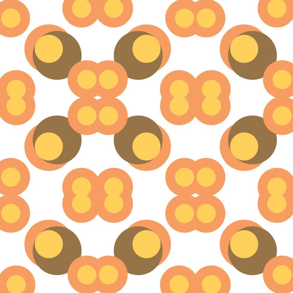 Seamless Pattern Background of Circle Shape vector