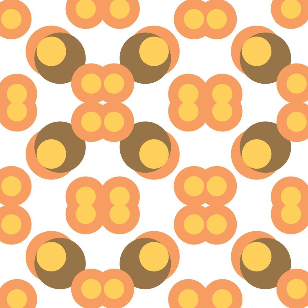 Seamless Pattern Background of Circle Shape vector