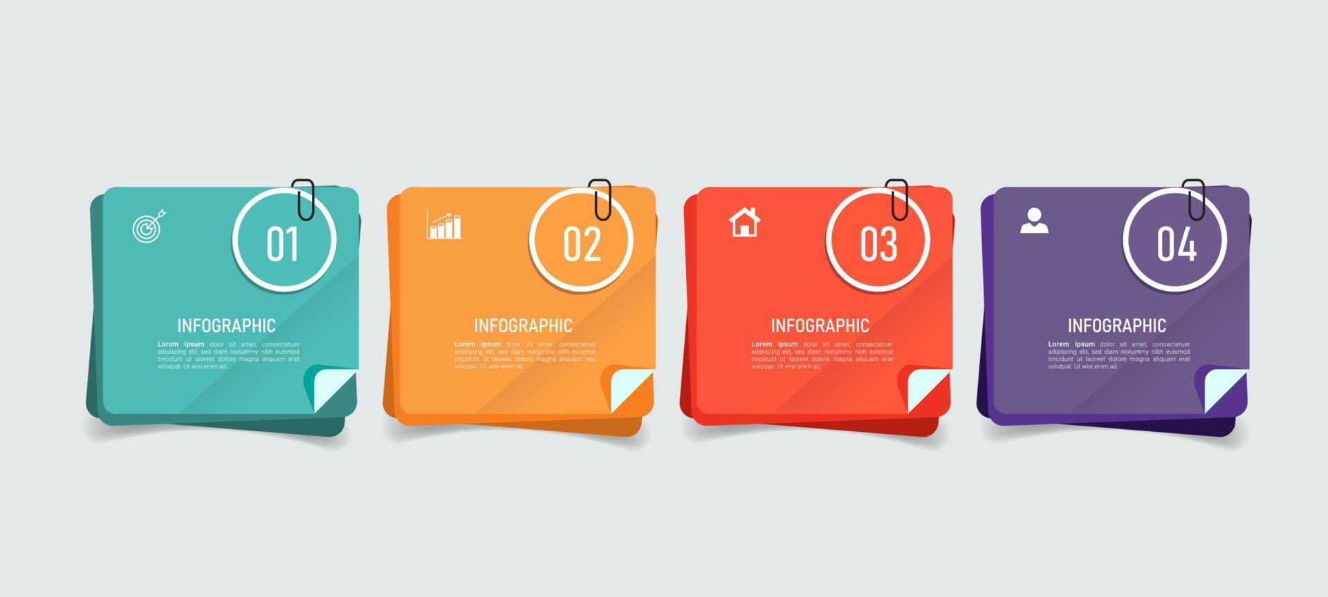 Infographic design business template vector