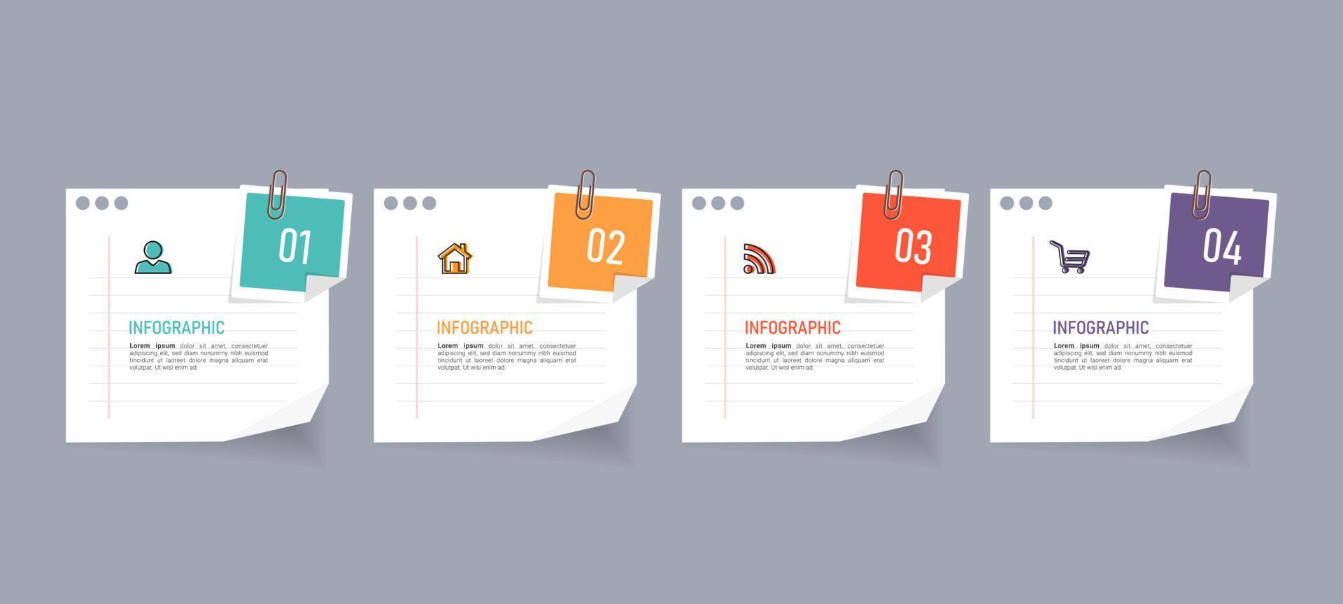 Infographic design business template vector