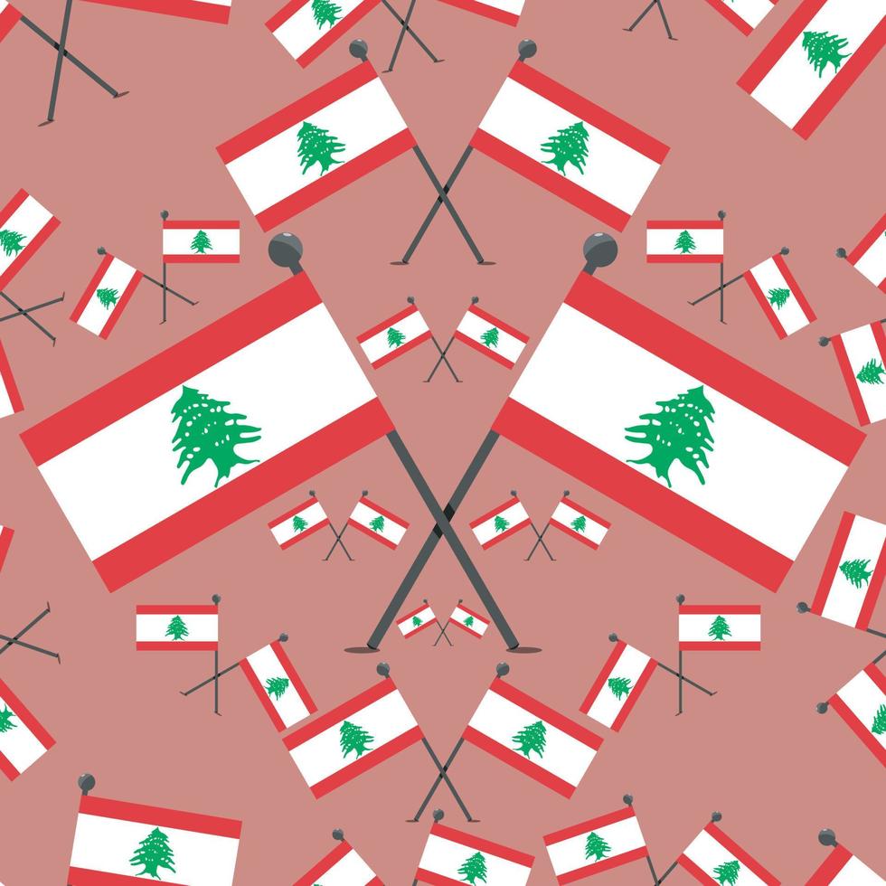 Vector Illustration of Pattern Czech Flags