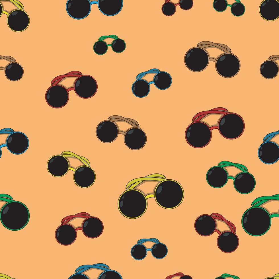 Vector Illustration of Pattern Glasses, Summer Time Theme 4227233 ...