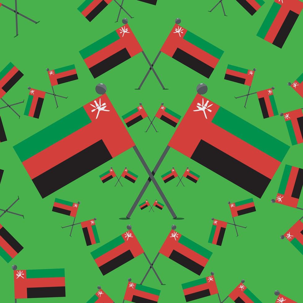 Vector Illustration of Pattern Austria Flags