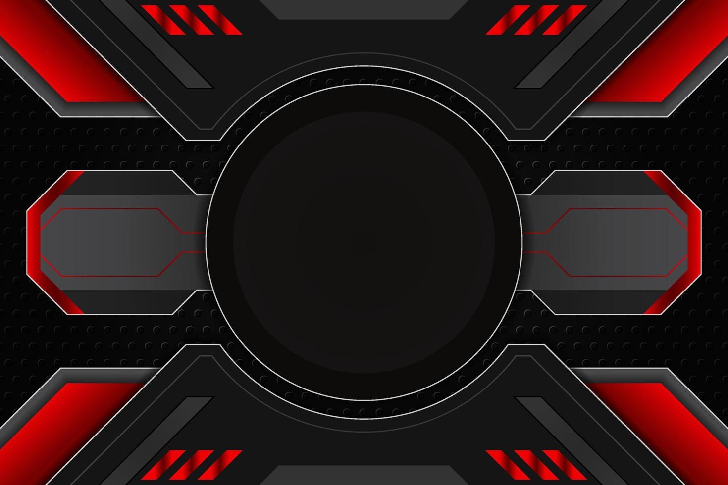 Modern E-Sport Gaming Banner Circle Red with Dark Background 4227468 Vector  Art at Vecteezy